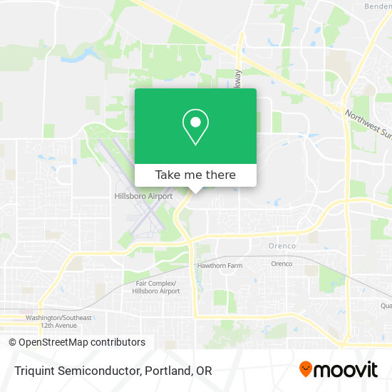 Triquint Semiconductor map