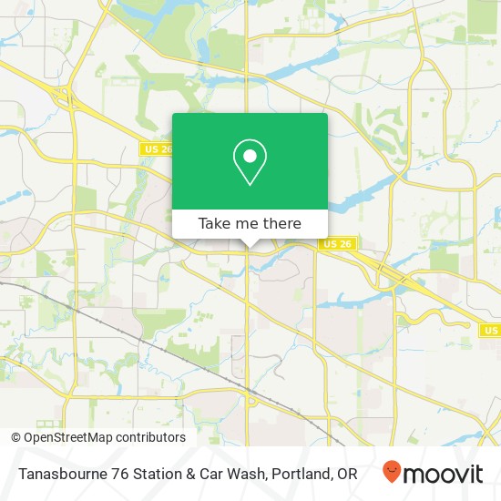 Tanasbourne 76 Station & Car Wash map