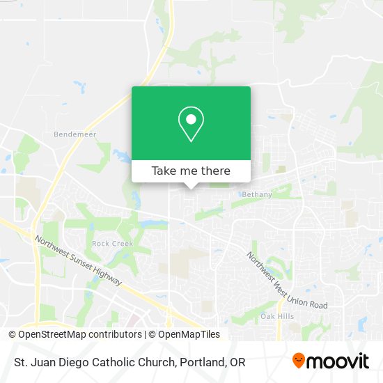 St. Juan Diego Catholic Church map