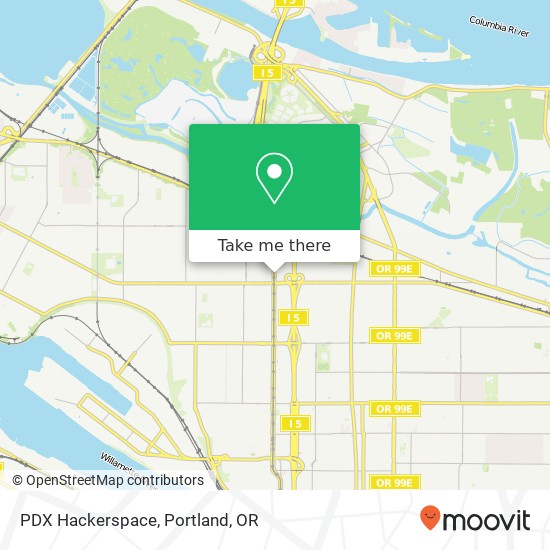 PDX Hackerspace map