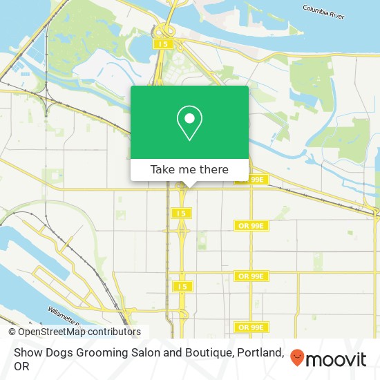 Mapa de Show Dogs Grooming Salon and Boutique