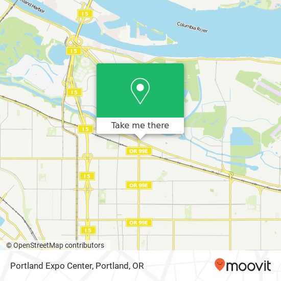 Mapa de Portland Expo Center
