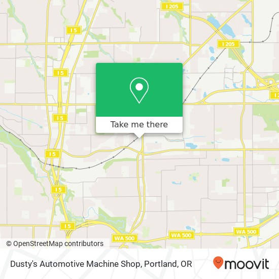 Mapa de Dusty's Automotive Machine Shop