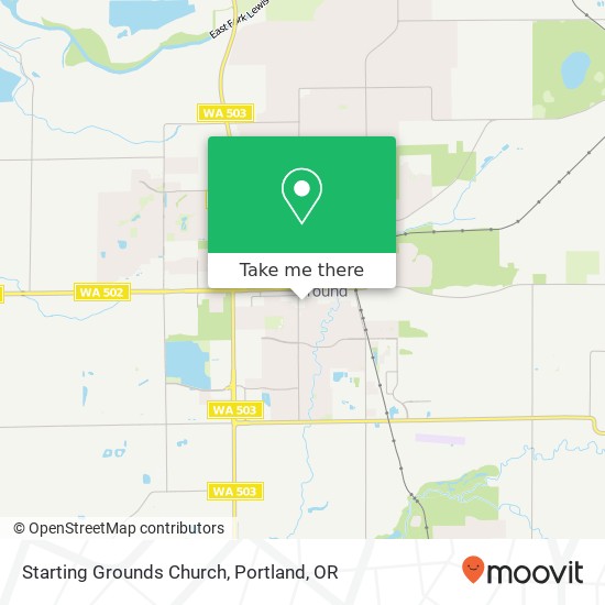 Starting Grounds Church map