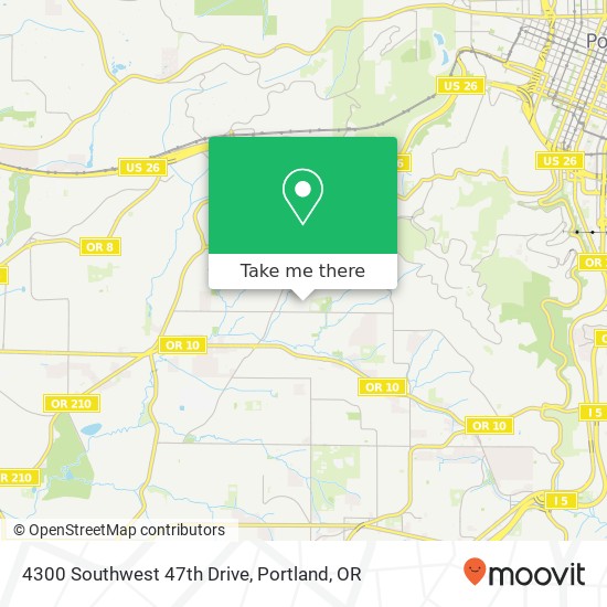 4300 Southwest 47th Drive map
