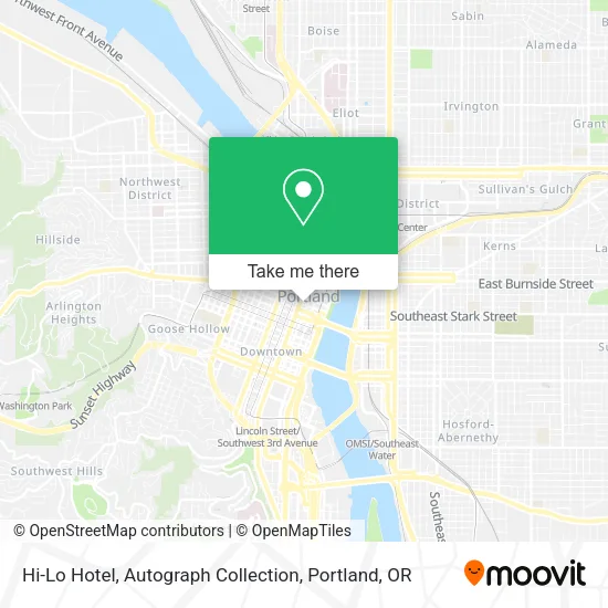 Hi-Lo Hotel, Autograph Collection map