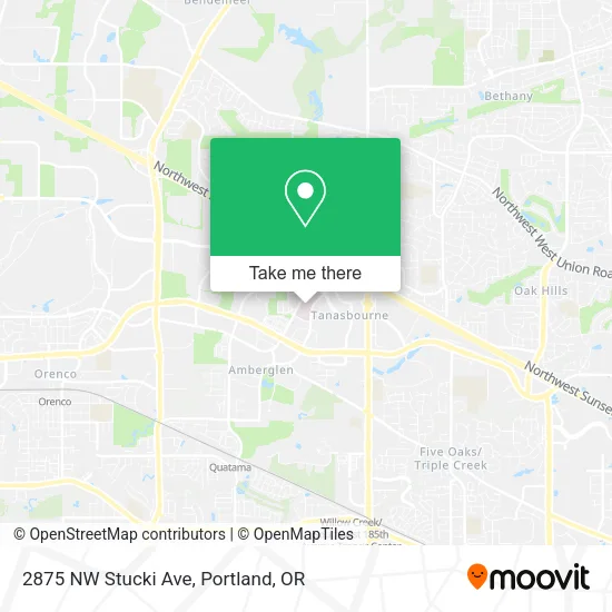 Mapa de 2875 NW Stucki Ave