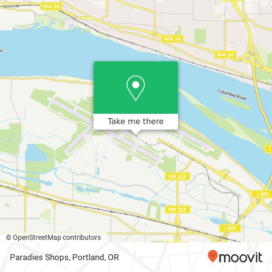 Paradies Shops map