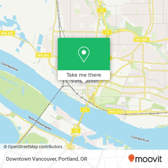 Mapa de Downtown Vancouver