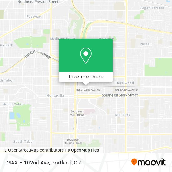 Mapa de MAX-E 102nd Ave