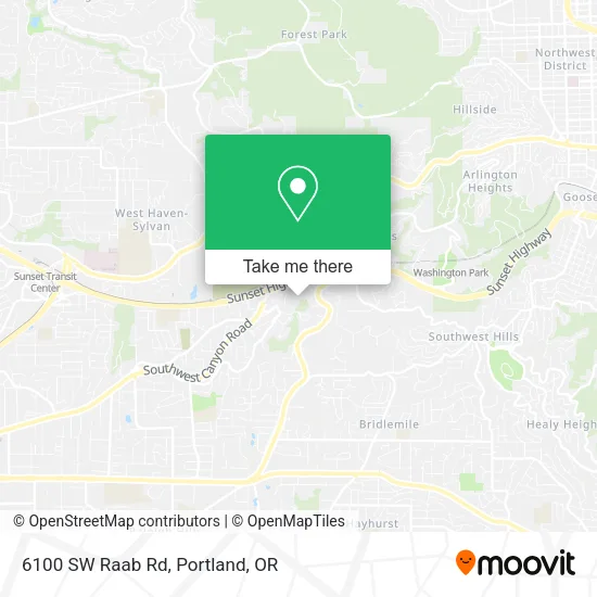 6100 SW Raab Rd map