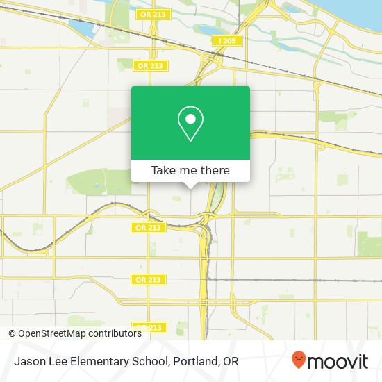 Jason Lee Elementary School map