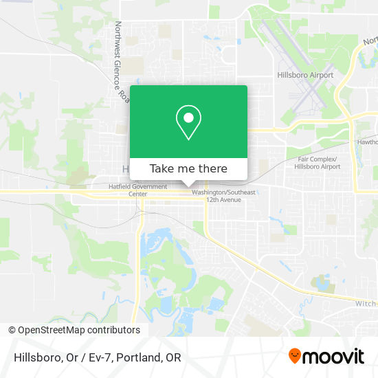 Hillsboro, Or / Ev-7 map