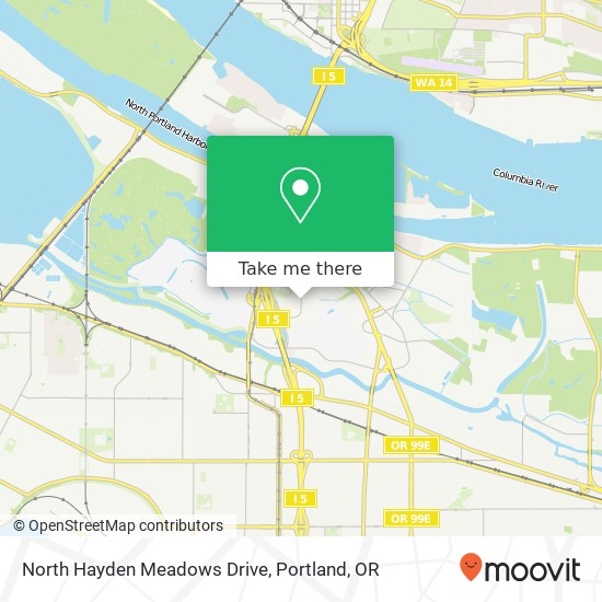 Mapa de North Hayden Meadows Drive