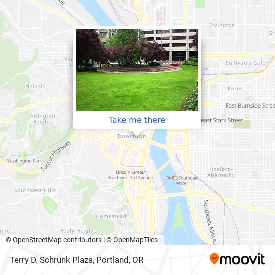 Terry D. Schrunk Plaza map