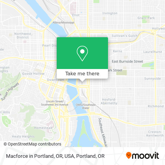 Mapa de Macforce in Portland, OR, USA