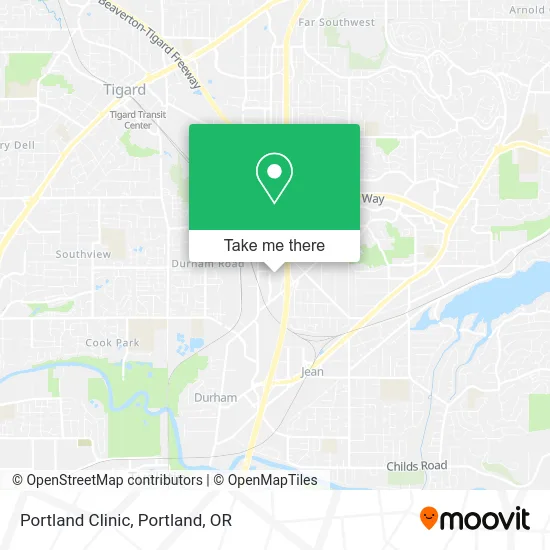 Portland Clinic map