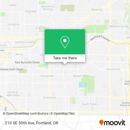 210 SE 50th Ave map