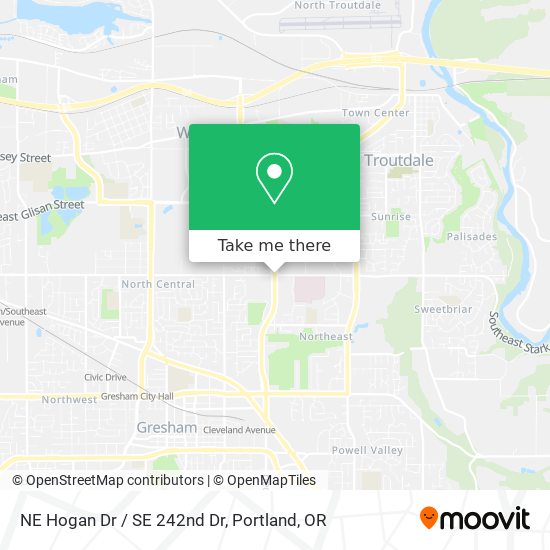 NE Hogan Dr / SE 242nd Dr map