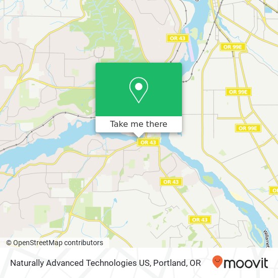 Mapa de Naturally Advanced Technologies US, 696 McVey Ave Lake Oswego, OR 97034