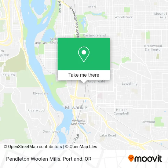 Mapa de Pendleton Woolen Mills