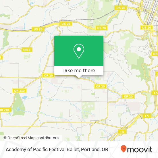 Academy of Pacific Festival Ballet, 4620 SW Beaverton-Hillsdale Hwy Portland, OR 97221 map