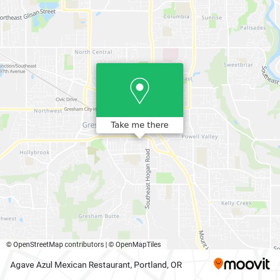 Agave Azul Mexican Restaurant map