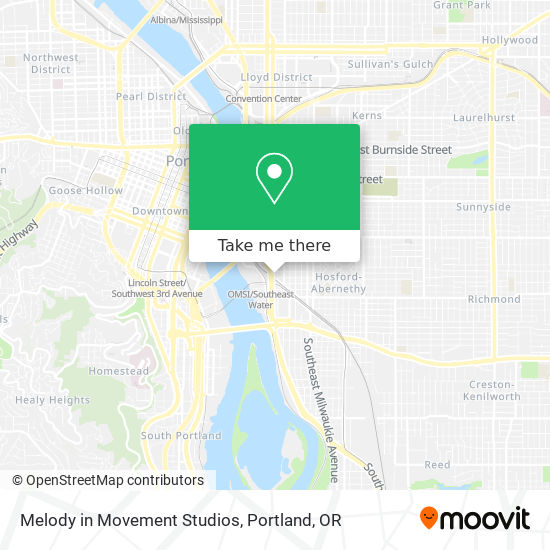 Melody in Movement Studios map