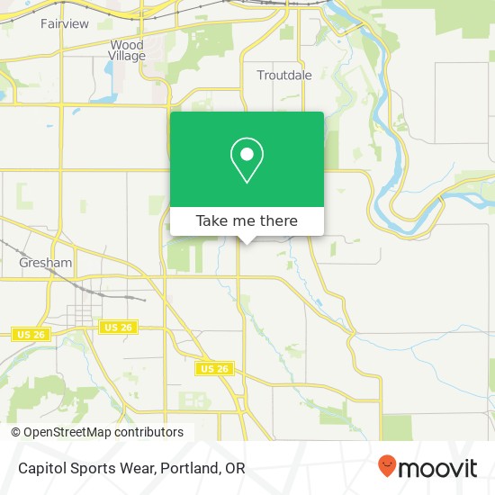 Capitol Sports Wear, 3500 NE 17th St Gresham, OR 97030 map