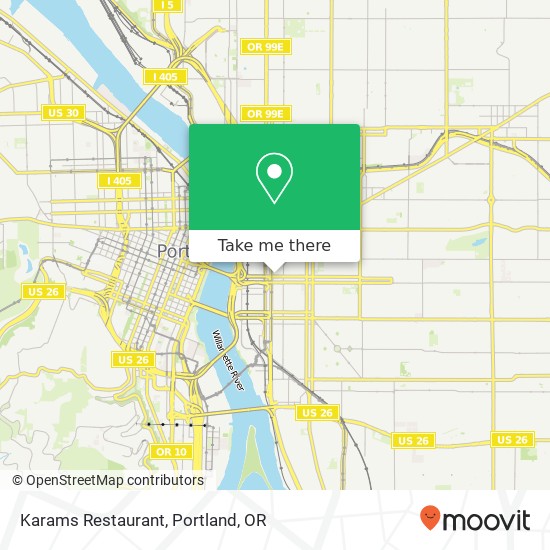 Karams Restaurant, 519 SE Morrison St Portland, OR 97214 map