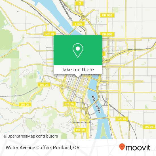Mapa de Water Avenue Coffee, 811 SW 6th Ave Portland, OR 97204