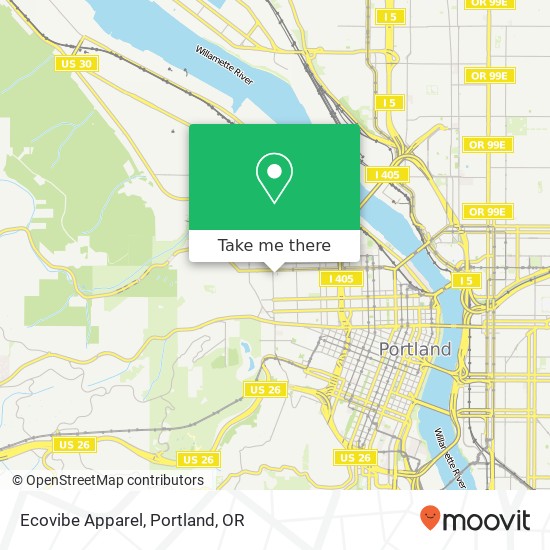 Mapa de Ecovibe Apparel, 904 NW 23rd Ave Portland, OR 97210