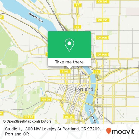 Studio 1, 1300 NW Lovejoy St Portland, OR 97209 map