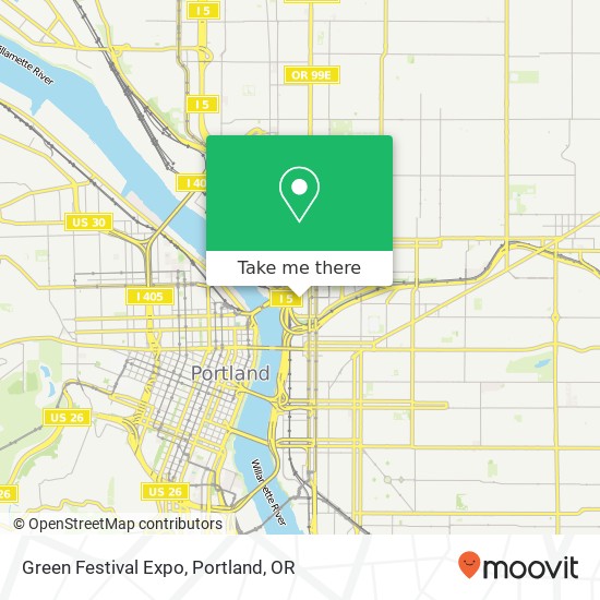 Green Festival Expo map