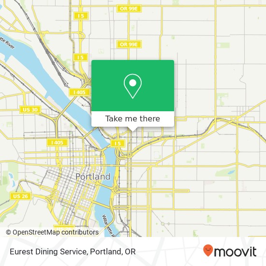 Mapa de Eurest Dining Service, 500 NE Multnomah St Portland, OR 97232