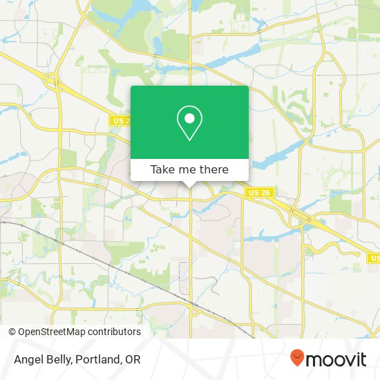 Mapa de Angel Belly, 2239 NW 185th Ave Hillsboro, OR 97124