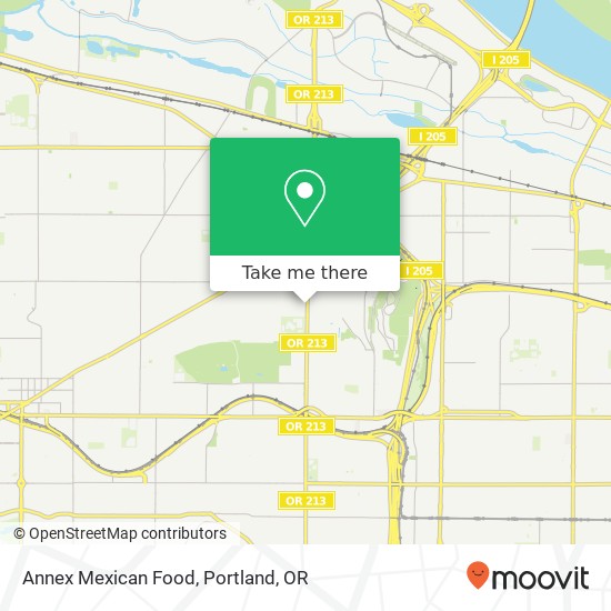 Mapa de Annex Mexican Food, 3211 NE 82nd Ave Portland, OR 97220
