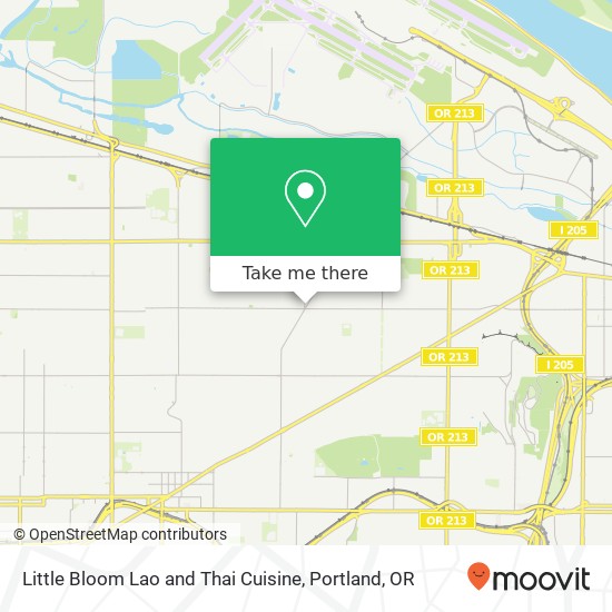 Mapa de Little Bloom Lao and Thai Cuisine, 4553 NE Cully Blvd Portland, OR 97218