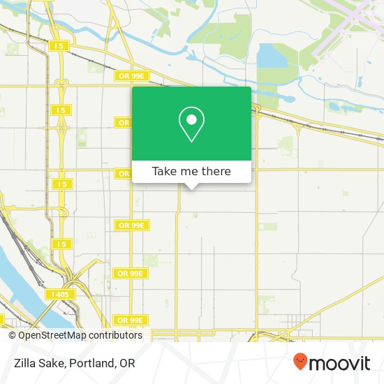Mapa de Zilla Sake, 1806 NE Alberta St Portland, OR 97211