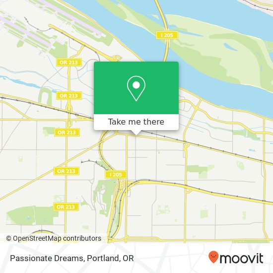 Mapa de Passionate Dreams, 10518 NE Sandy Blvd Portland, OR 97220