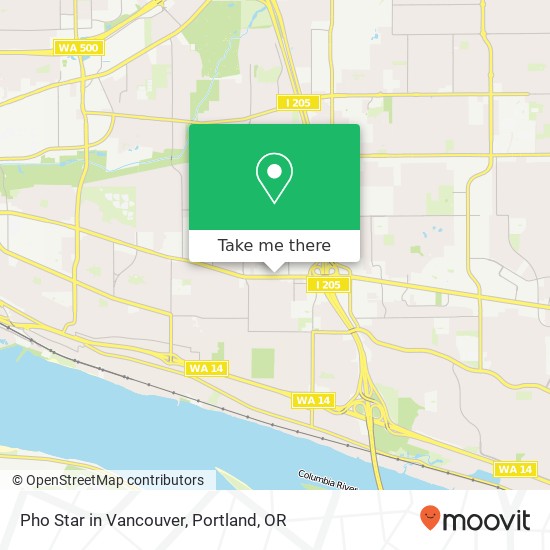 Pho Star in Vancouver, 10204 SE Mill Plain Blvd Vancouver, WA 98664 map