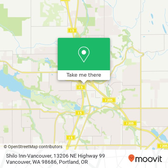 Shilo Inn-Vancouver, 13206 NE Highway 99 Vancouver, WA 98686 map