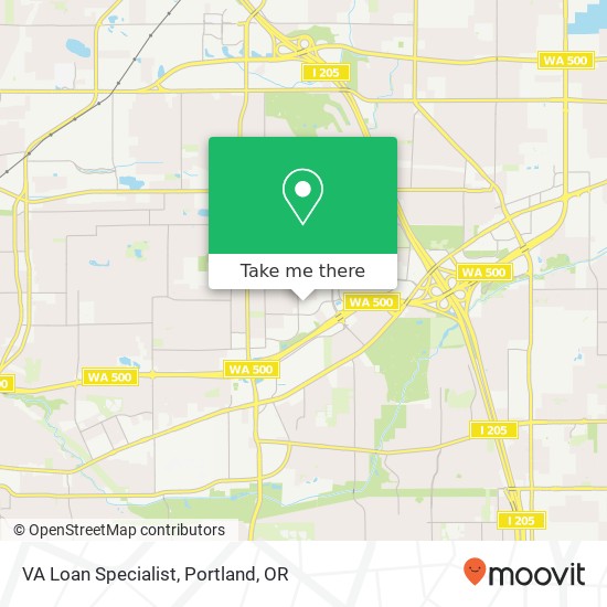 VA Loan Specialist map