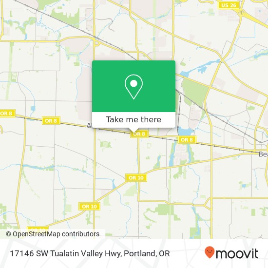 Mapa de 17146 SW Tualatin Valley Hwy