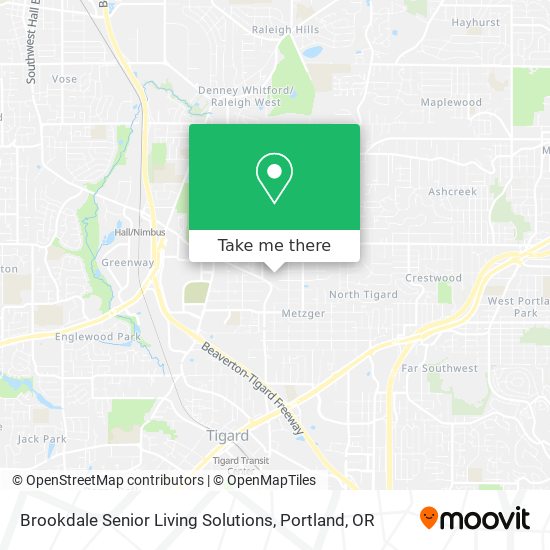 Mapa de Brookdale Senior Living Solutions
