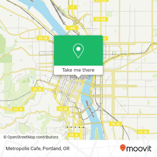 Metropolis Cafe map