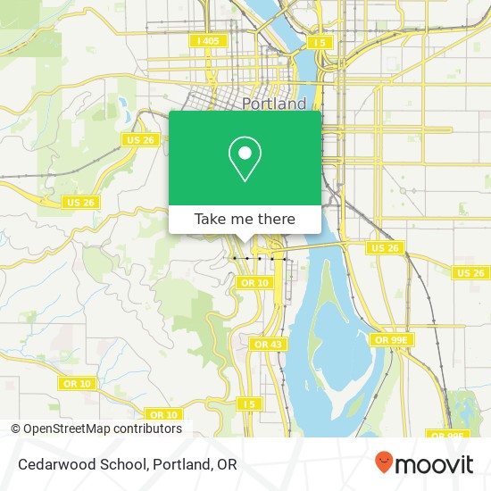 Mapa de Cedarwood School