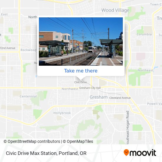 Civic Drive Max Station map