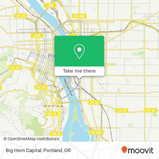 Mapa de Big Horn Capital
