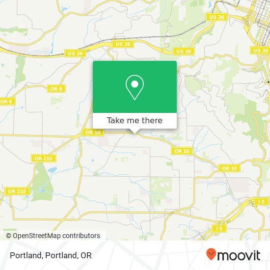 Portland map